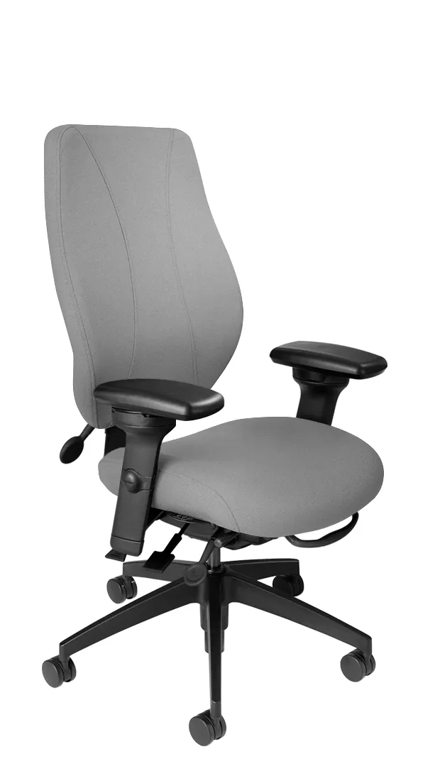 tCentric Hybrid with Upholstered Backrest and Seat Midnight Black