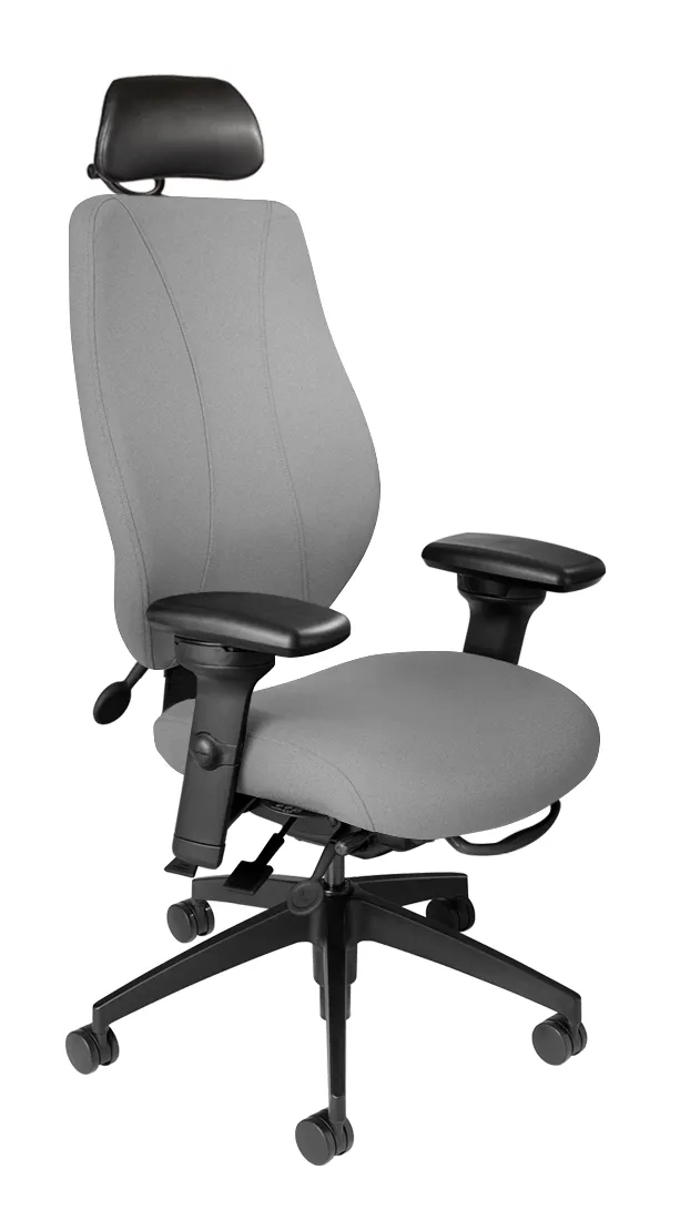 tCentric Hybrid with Upholstered Backrest and Seat Midnight Black