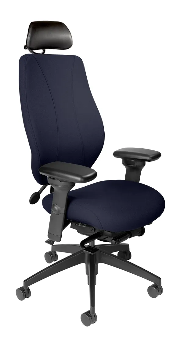 tCentric Hybrid with Upholstered Backrest and Seat Midnight Black