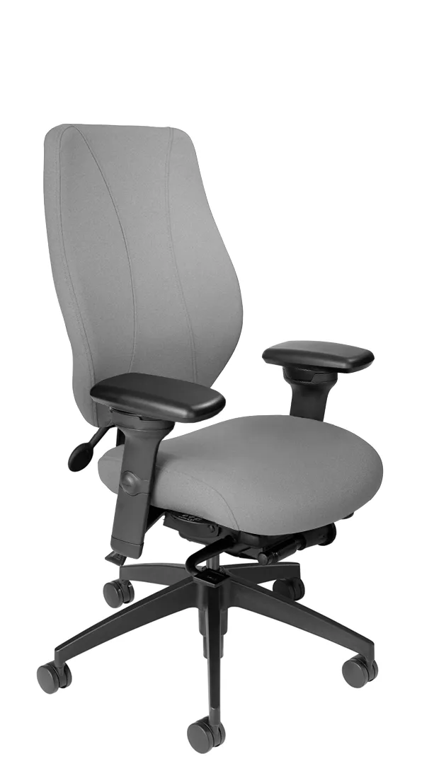 tCentric Hybrid with Upholstered Backrest and Seat Midnight Black