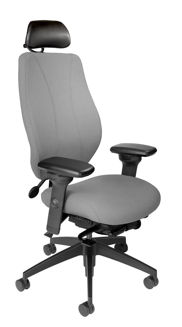 tCentric Hybrid with Upholstered Backrest and Seat Midnight Black