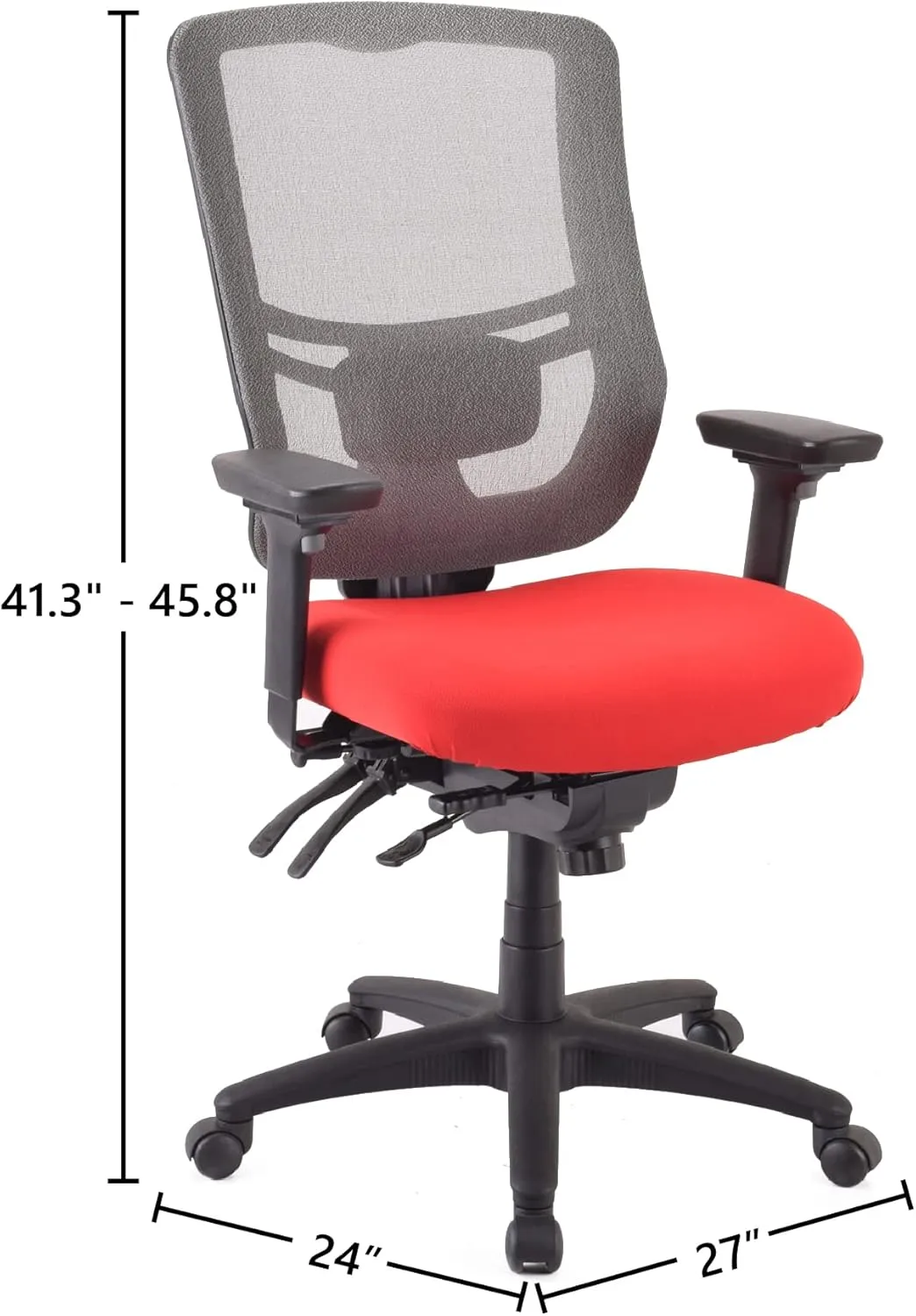 Tempur-Pedic Adjustable Task Chair, Red