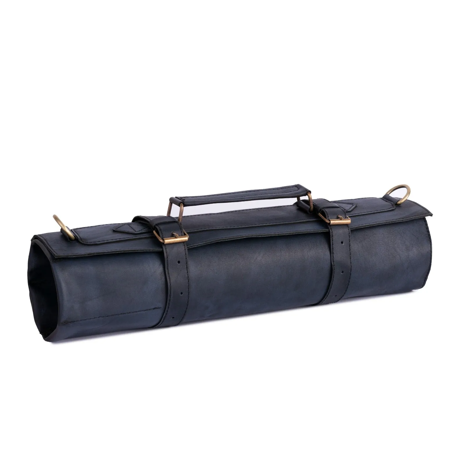 The East Sussex 5 Pocket Full Grain Handmade Leather Knife Roll