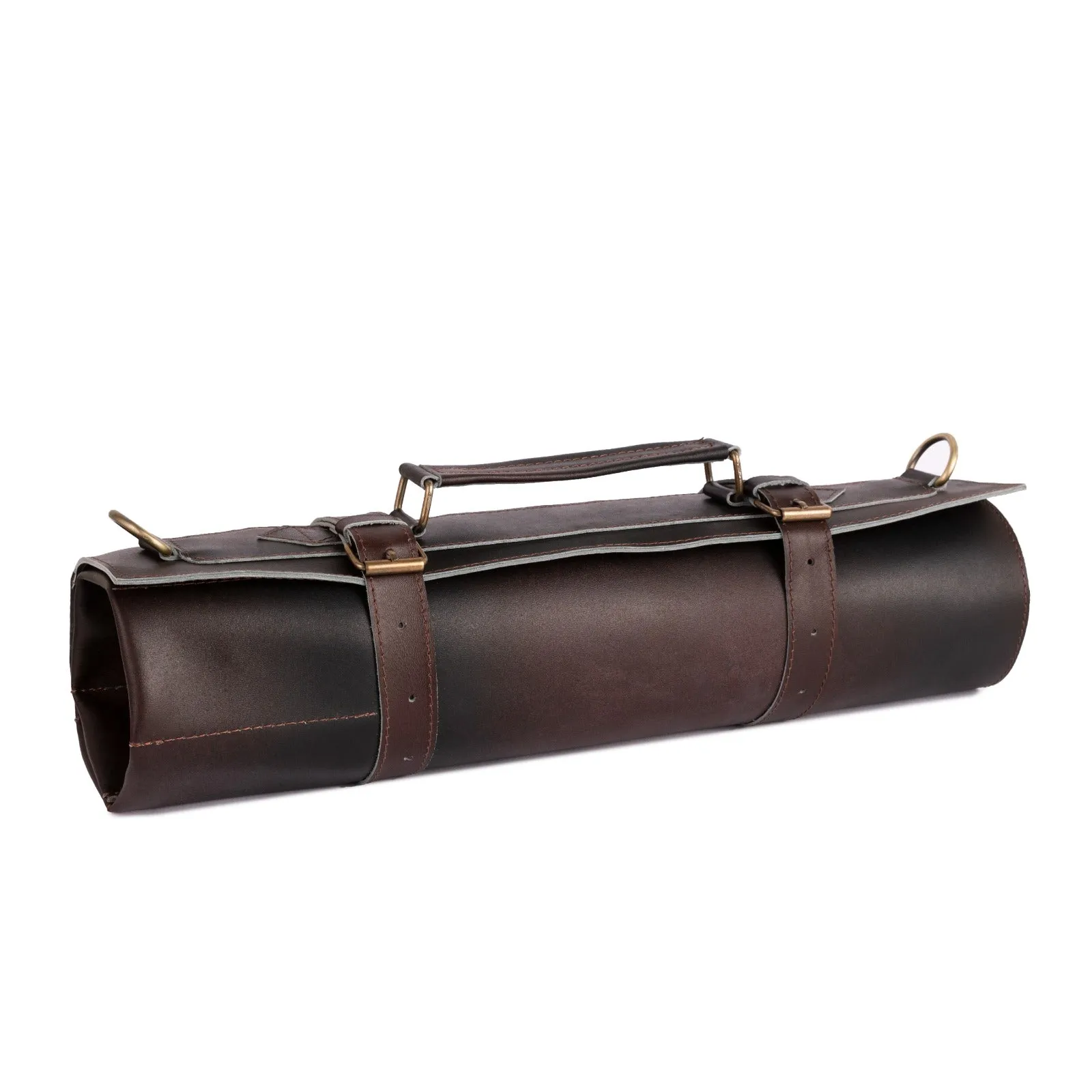The East Sussex 5 Pocket Full Grain Handmade Leather Knife Roll