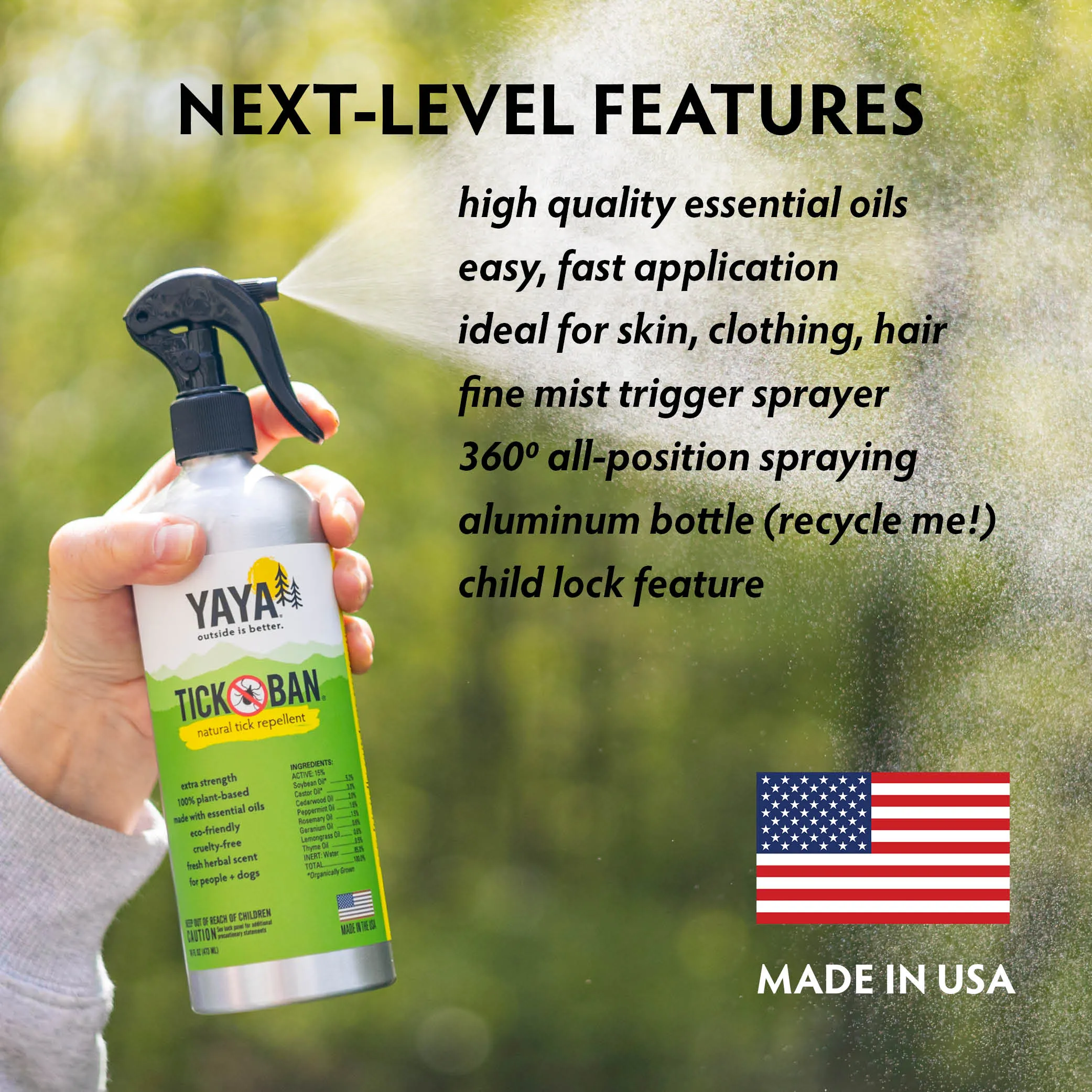 TICK BAN® 16 oz All-Natural Tick Repellent 2-Pack