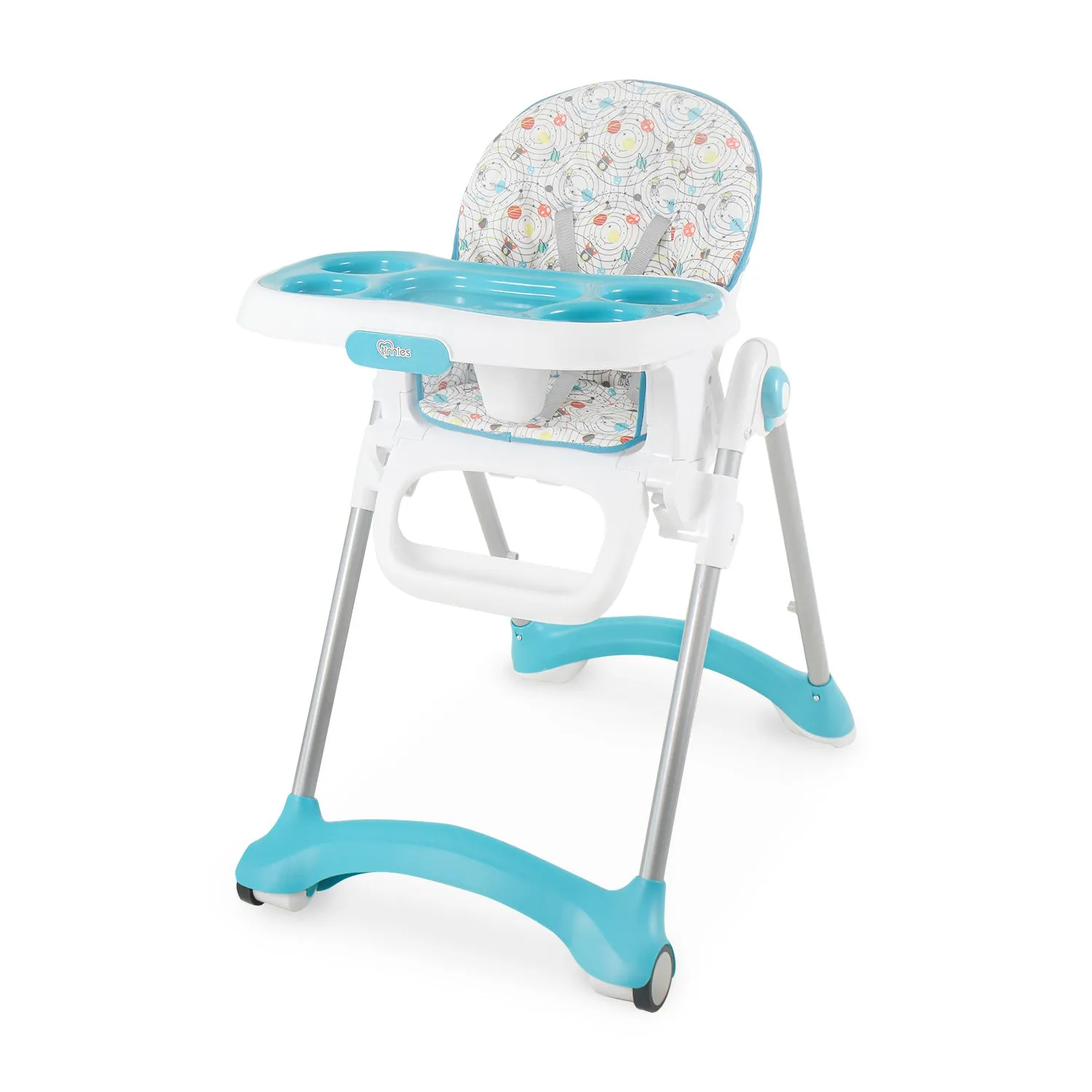 Tinnies Baby High Chair in Blue Color