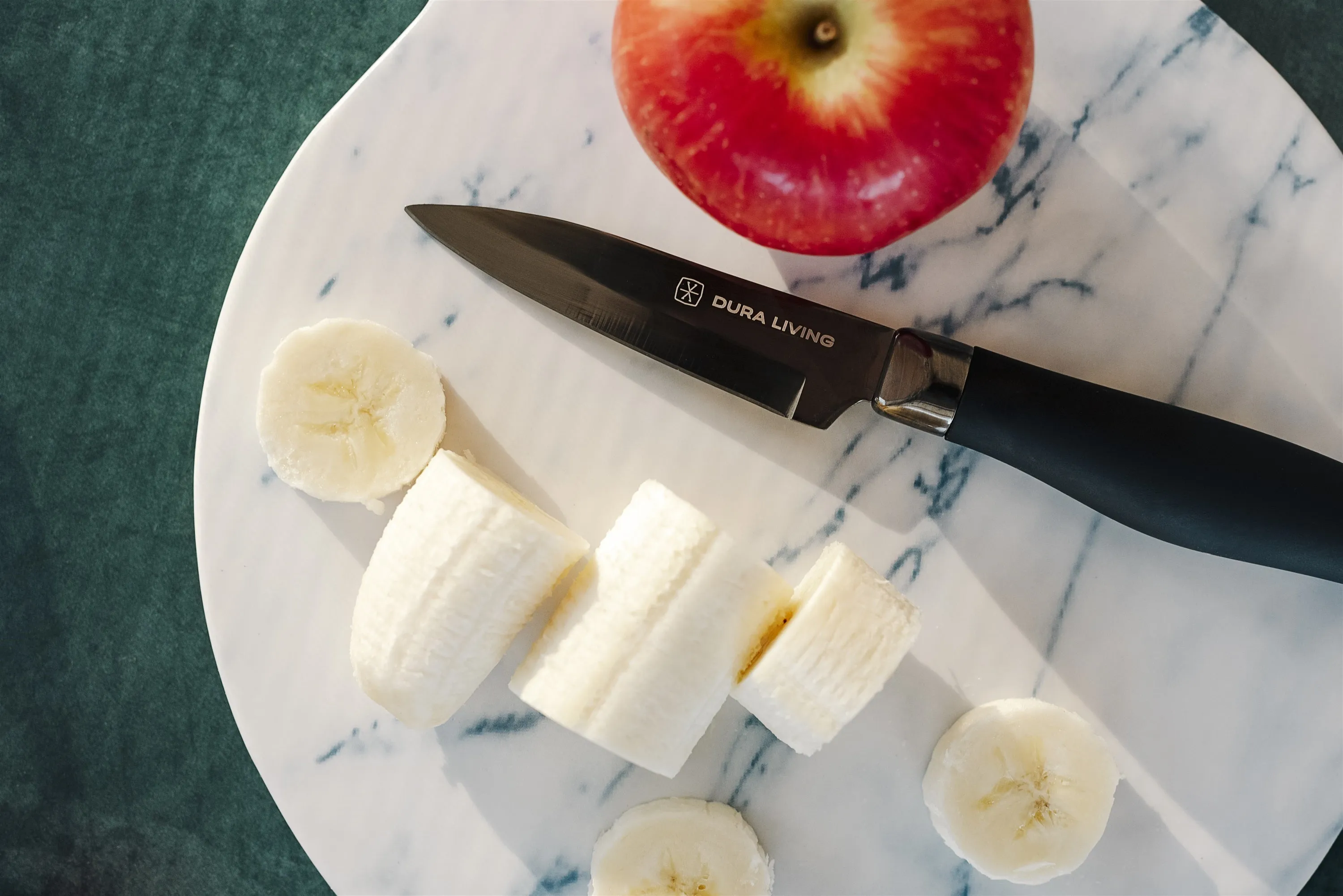 Titan 3-Piece Kitchen Knife Set - Black by Dura Living