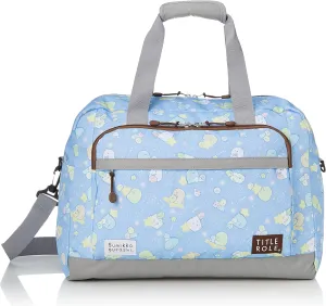 Title Roll Boston Bag, Travel, Large Capacity, 10.2 gal (40 L), Overnight or Two Nights, Shoulder Belt Included, 2-Way, Blue