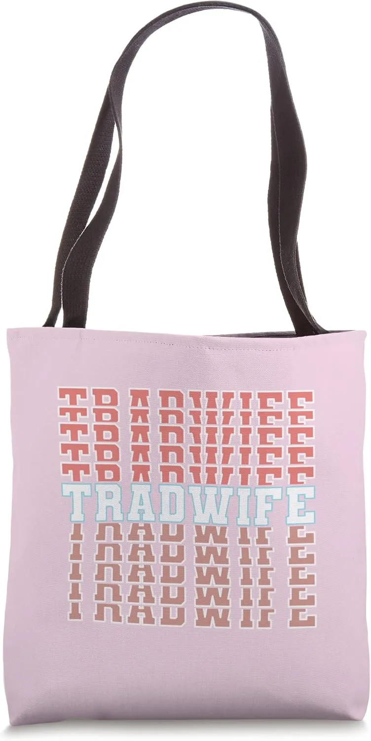 Tradwife American Housewife Traditional Retro Homemaker Tote Bag