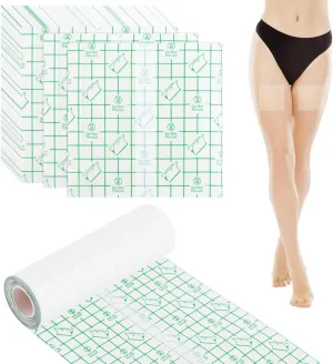 Transparent Adhesive Bandages, Waterproof Clear 1 Roll and 40 Pcs Lift Tapes, Protective Invisible Shower Tapes for Lifting, Films Disposable, Cellulite Patches