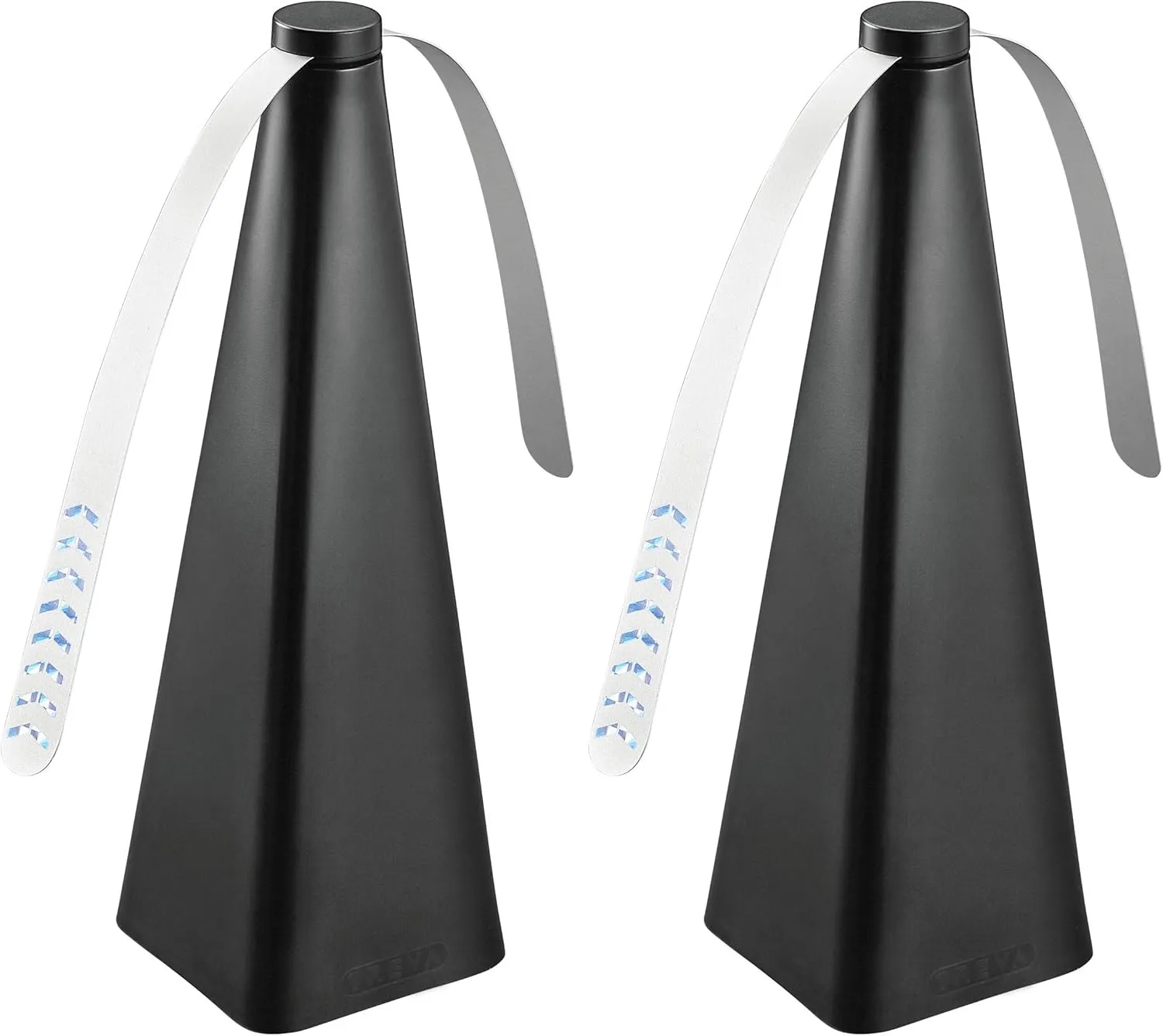 Treva Bug Fan Fly Deterrent with Holographic Blades to Clear Bugs, Mosquitoes, and Flies, Battery Powered Fly Fan 2 Pack