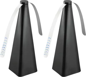 Treva Bug Fan Fly Deterrent with Holographic Blades to Clear Bugs, Mosquitoes, and Flies, Battery Powered Fly Fan 2 Pack
