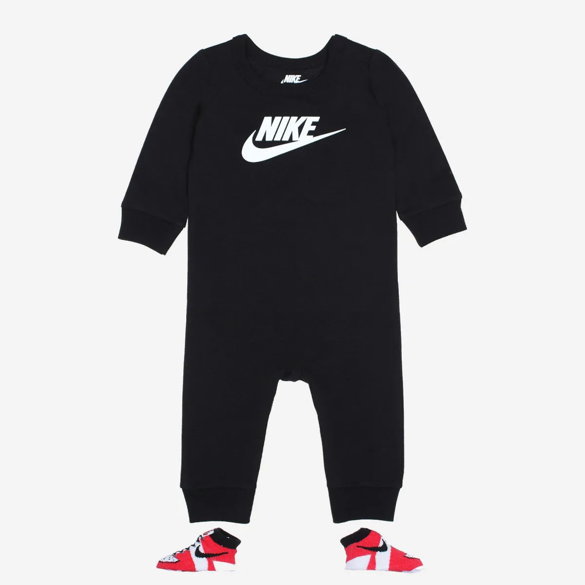 TUTA BIMBO BIMBA NIKE BAMBINO NEONATO INFANT BODY / SET CON STIVALETTI SET (0-9M)