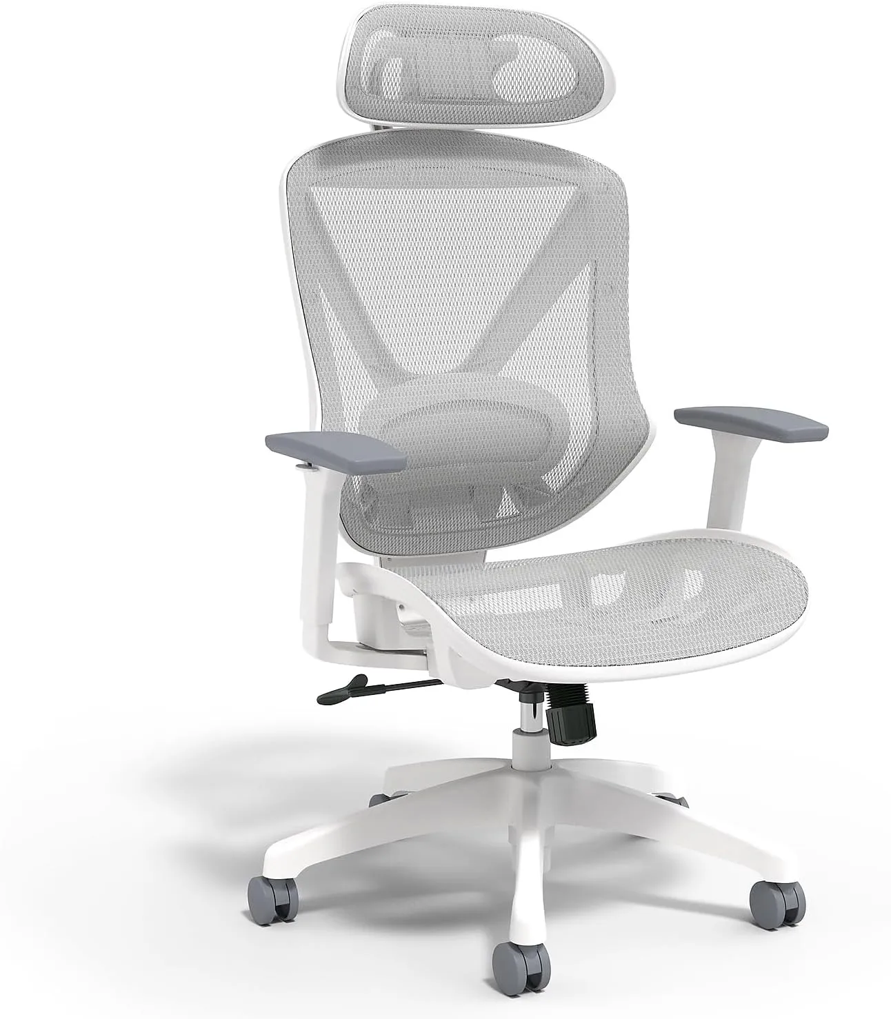 Union & Scale Staples Flexfit Dexley Ergonomic Mesh Swivel Task Chair, Gray (UN61365)