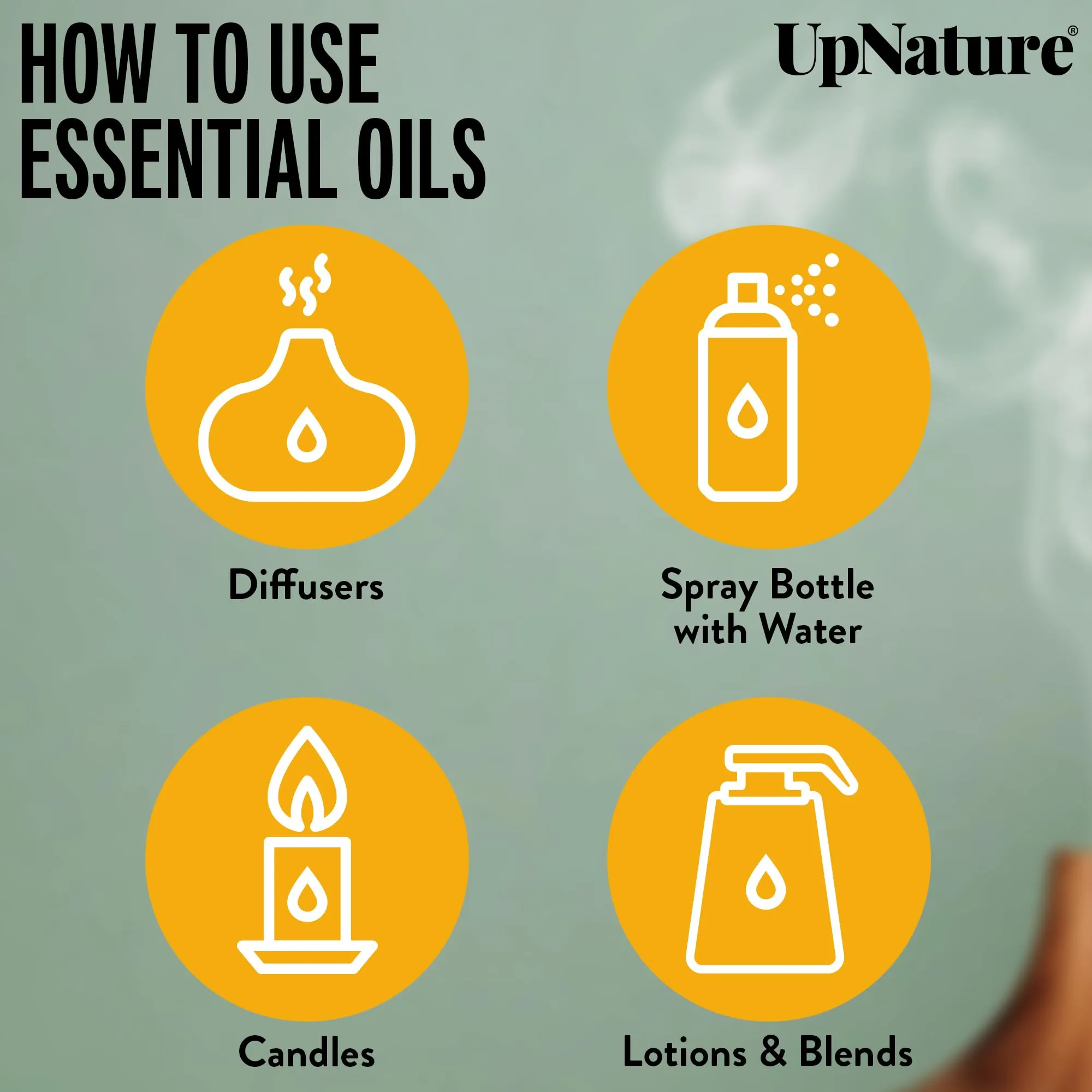 UpNature Citronella Essential Oil 4oz – 100% Pure Citronella Oil for Natural Mosquito Spray & Soap