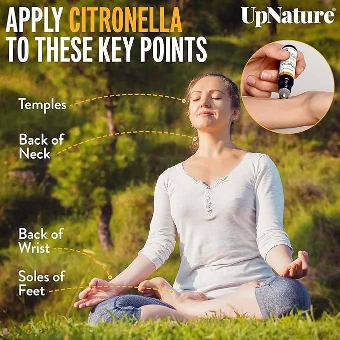 UpNature Citronella Oil Roll On – 100% Natural