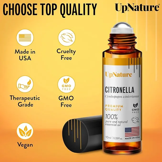 UpNature Citronella Oil Roll On – 100% Natural