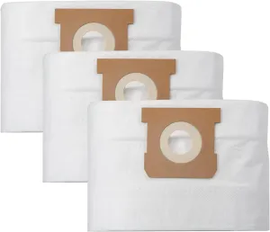 Vacmaster Standard Vacuum Cleaner Bag 3pcs per Pack Fits for Vacmaster 3 Gallon VZA306P 1101 Wet/Dry Vacuum