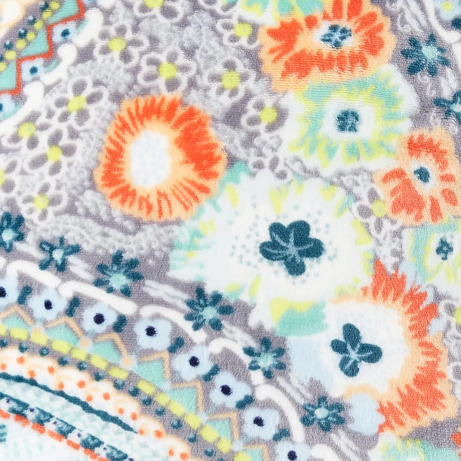 Vera Bradley Women's Decorative Throw Pillow With Removeable Hypoallergenic Insert, Citrus Paisley, One Size