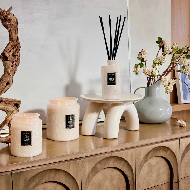 Voluspa Santal Vanille Luxe Reed Diffuser Set