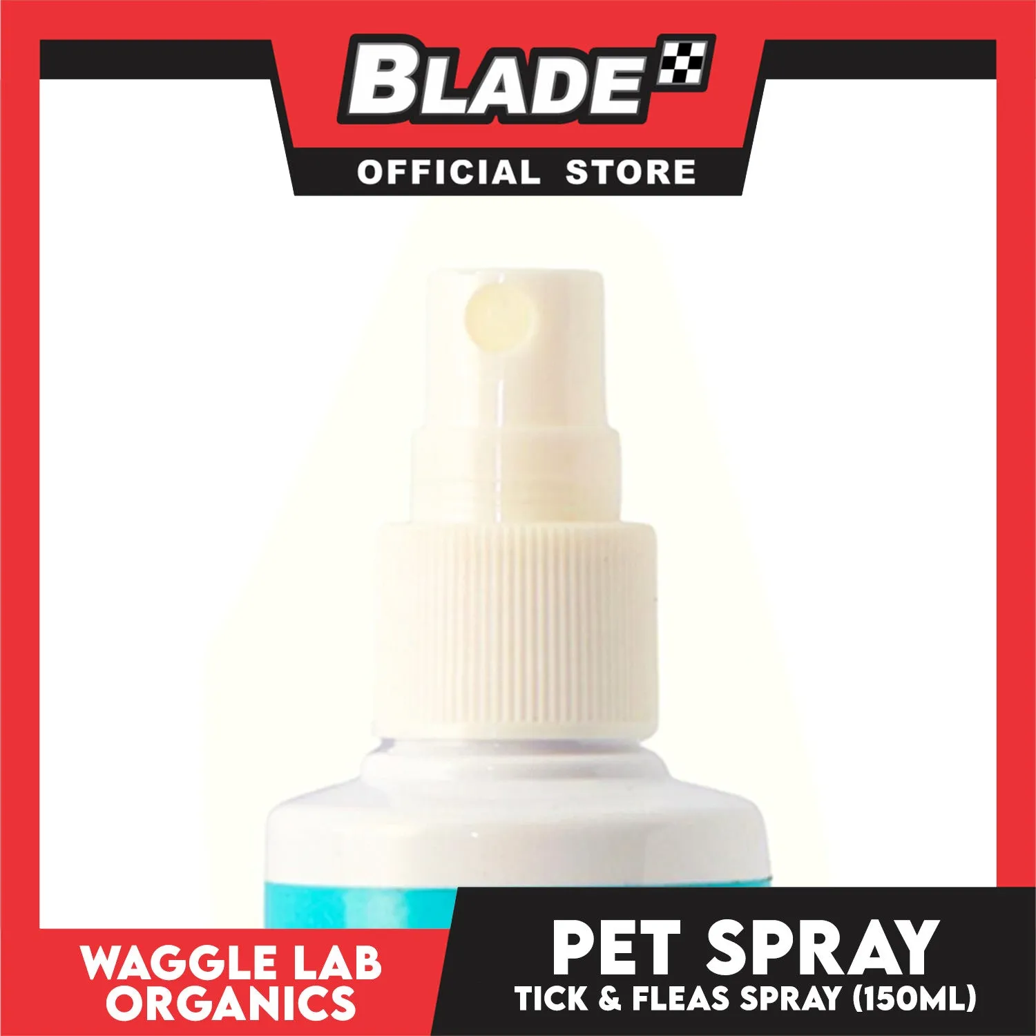 Waggle Lab Organics Tick and Fleas Spray 150ml