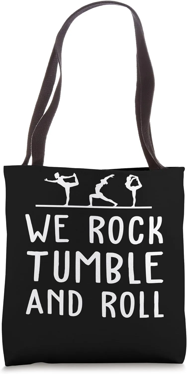 We rock tumble and roll - Gymnast Gymnastics Tote Bag