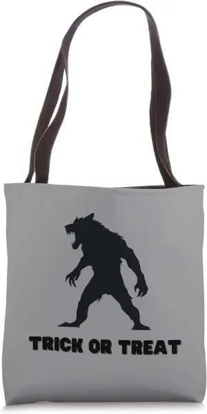 Werewolf Trick or Treat Bag Tote Bag