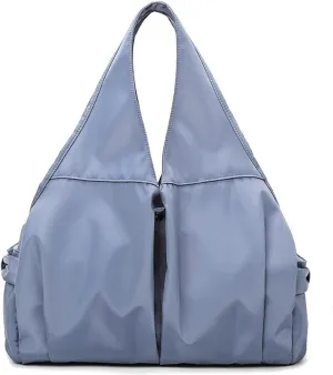women Sports Fitness Travel Swimming Shoulder Handbag Wet Dry Isolation Pouch Bag (Blue)