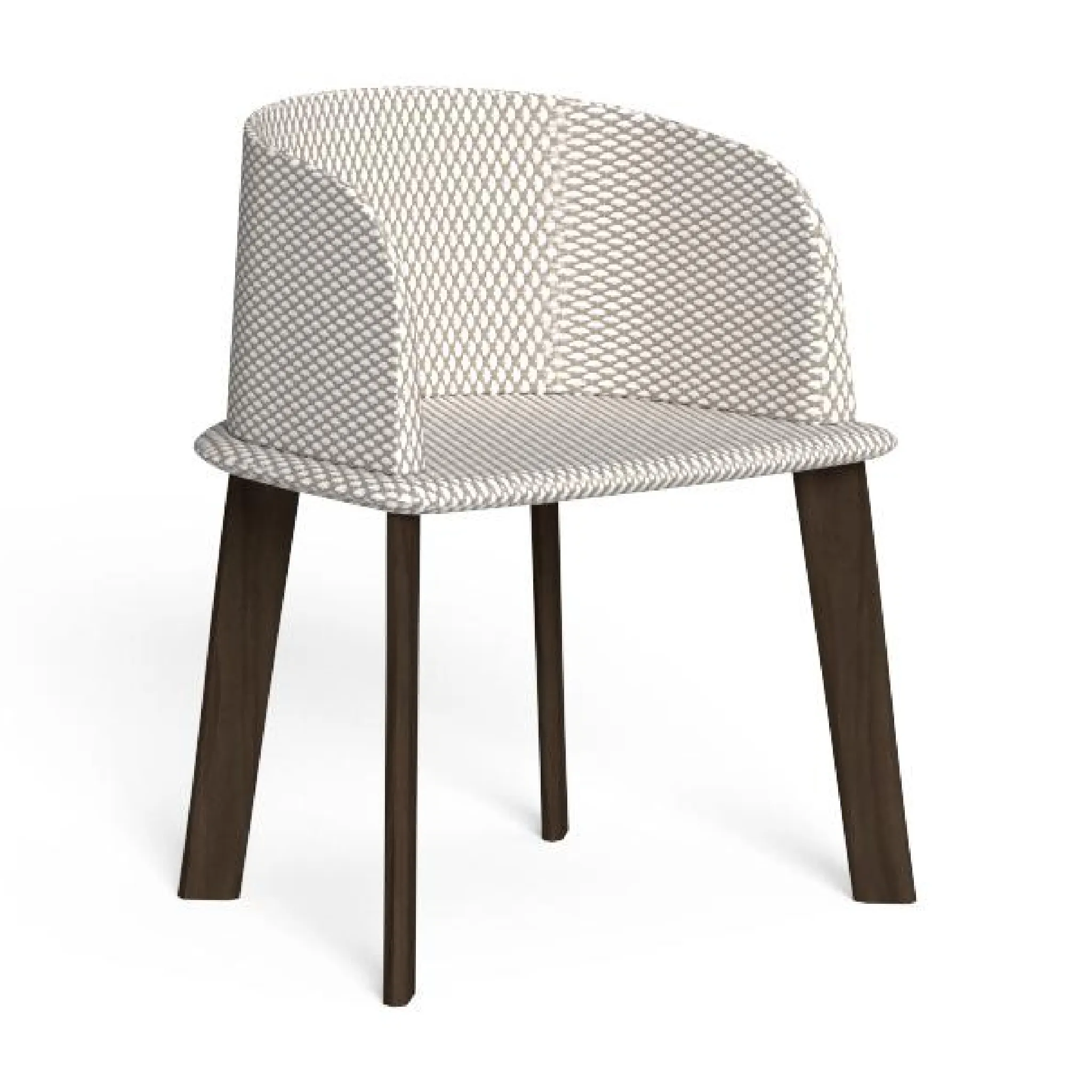 Wood Padded Outdoor Tube Chair | Talenti CleoSoft
