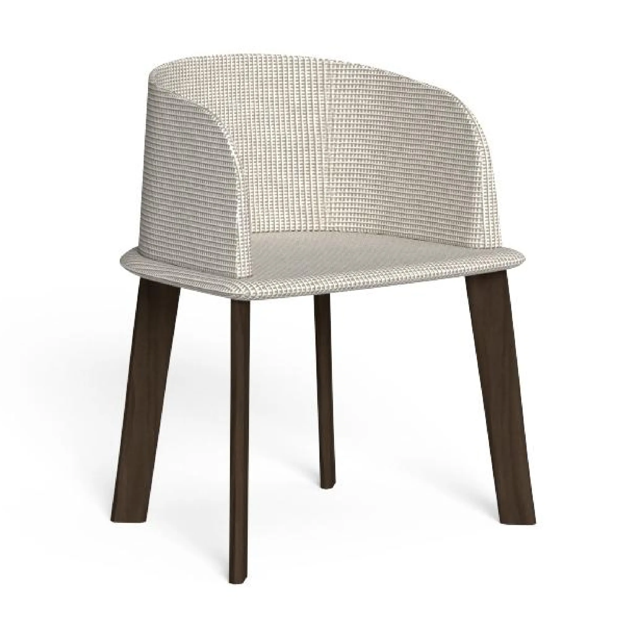 Wood Padded Outdoor Tube Chair | Talenti CleoSoft