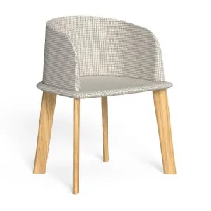 Wood Padded Outdoor Tube Chair | Talenti CleoSoft