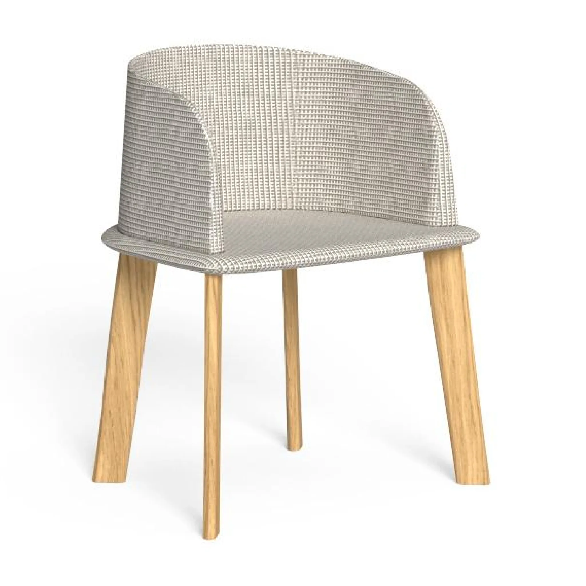 Wood Padded Outdoor Tube Chair | Talenti CleoSoft
