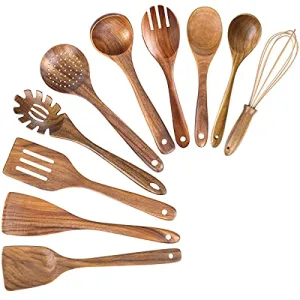 Wooden Cooking Spoons-10 Pack