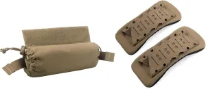 WYNEX Tactical First Aid Drop Dump Pouch, 2 Pack Shoulder Strap Pad for Vest Carrier, Medical Trauma Roll Up Drop Pouch Tactical Plate Shoulder Pads Vest Accessories