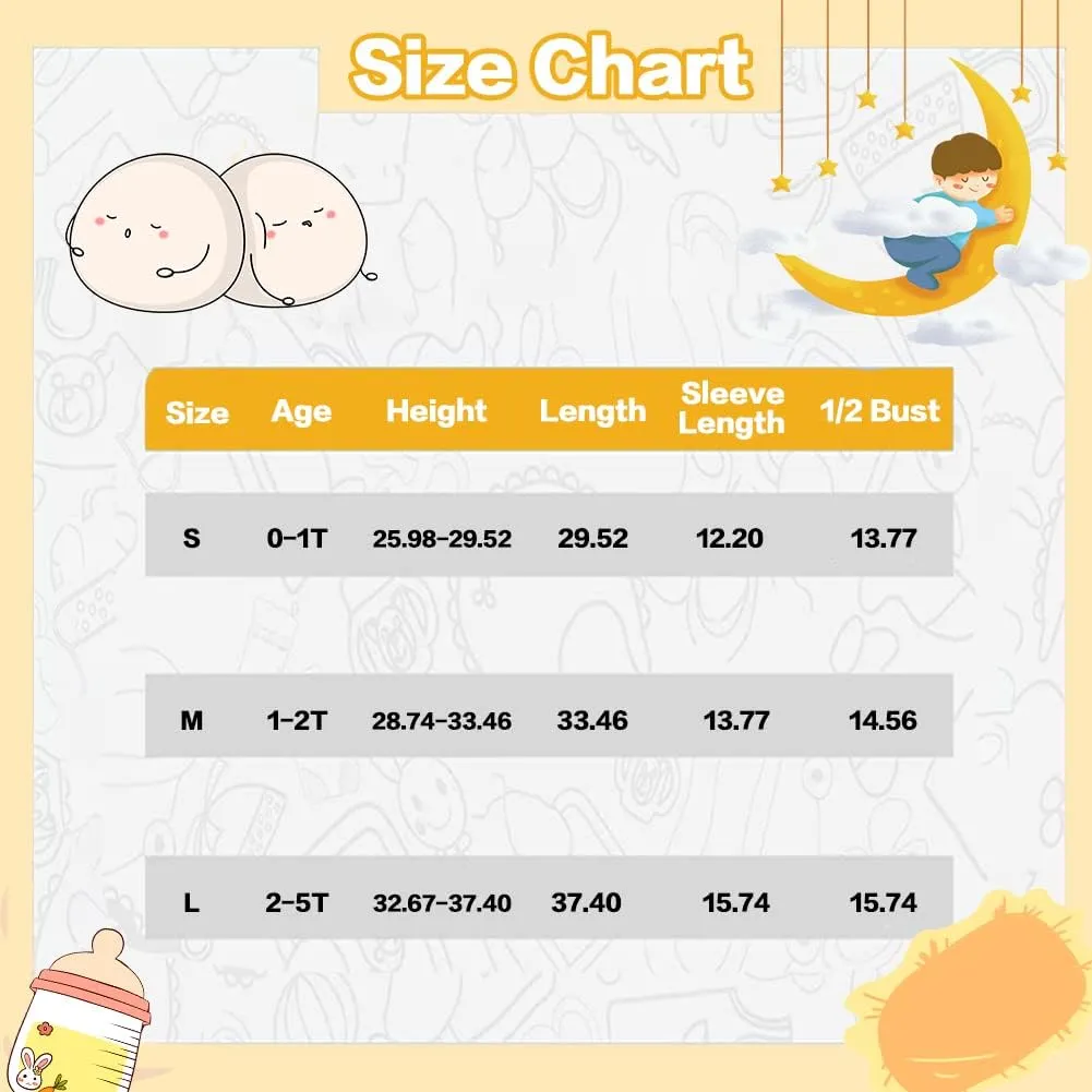 XIFAMNIY Baby Wearable Blanket Toddler Kids Sleeping Bag Detachable Long Sleeve Swaddle 0-5T……