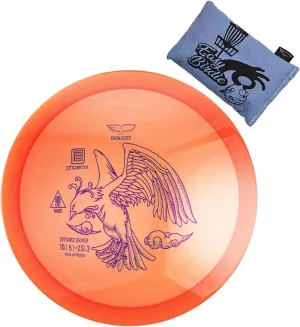 Yikun Disc Golf Hand Drying Bag Dry Your Hands Grip Dry Handbag Disc Golf Accessories with 1pcs Disc Golf Distance Drivers