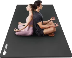 Yoga Mat 1/2 Inch Thick Large Exercise Mat 78"x 51" Extra Wide Workout Mats for Home Gym, Non-Slip Gym Floor Mat Soft Comfortable with Carrying Yoga Bag