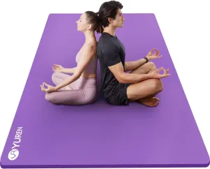 Yoga Mat 1/2 Inch Thick Large Exercise Mat 78"x 51" Extra Wide Workout Mats for Home Gym, Non-Slip Gym Floor Mat Soft Comfortable with Carrying Yoga Bag