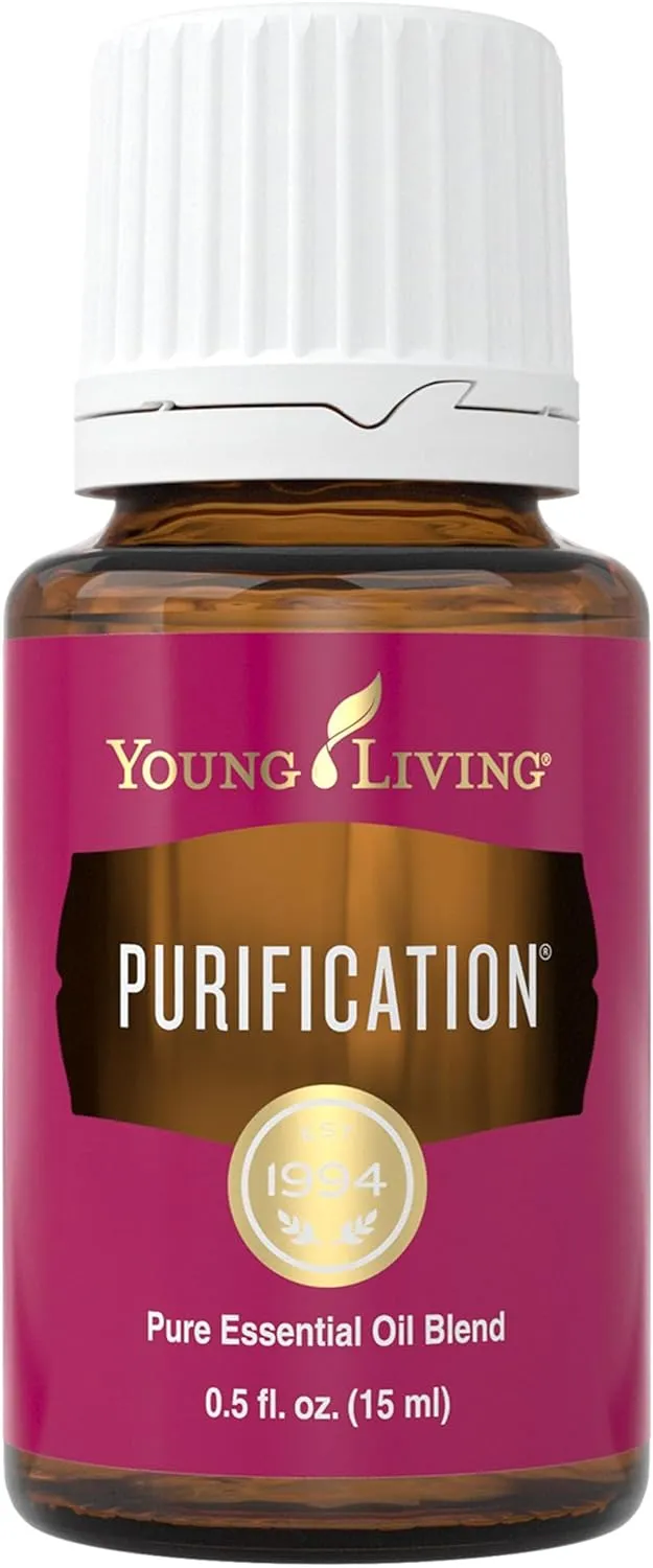 Young Living Purification Essential Oil 15ml | Soothing to Your Skin for Everyday Irritations | Laundry Boosting & Scent Neutralizing | Aromatherapy Diffuser & Freshener for Home