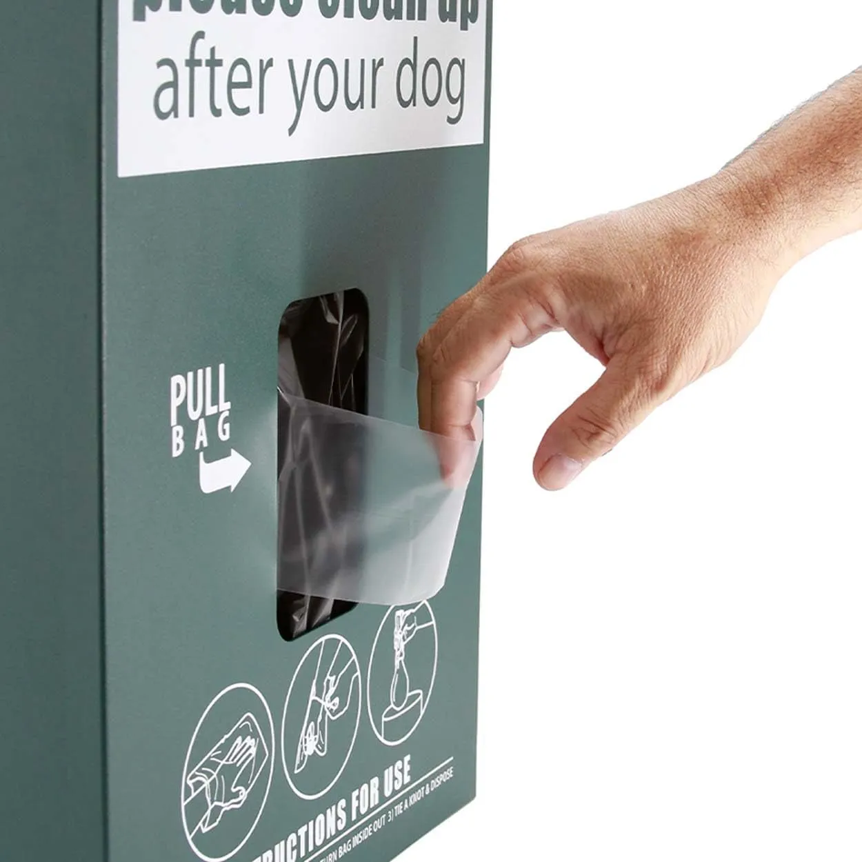 Zero Waste USA® - 3,200 ONEpul® dog waste station refill header bags - Dispense 1 bag at a time with our trademarked pull-strap. Designed to fit any dog waste header stations. (32 headers of 100 bags)